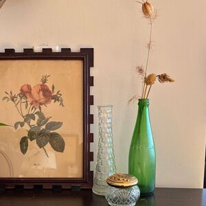 🎀Vintage🎀 1950s/60s Green Glass Soda Bottle Found In The Sea